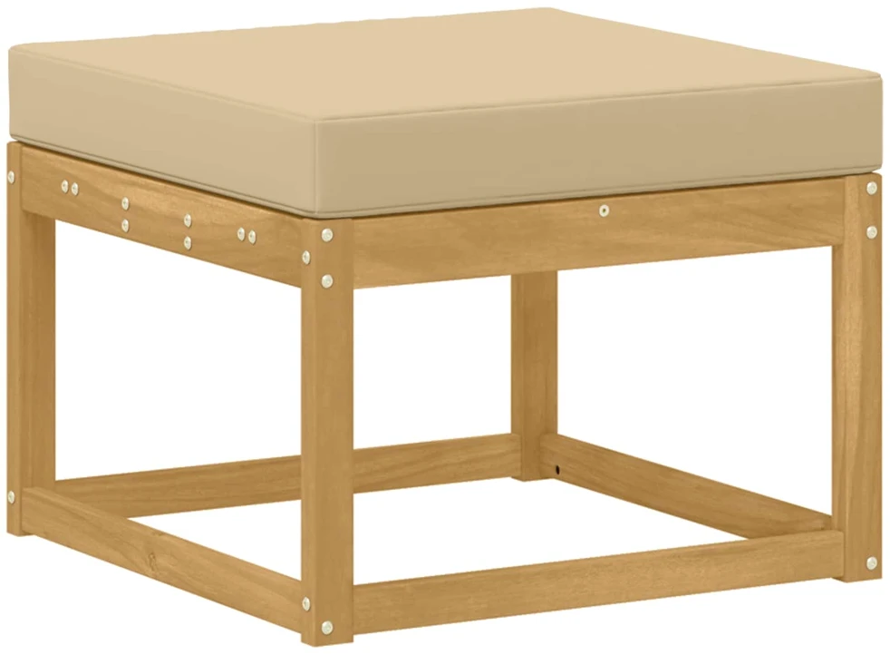 Lauko sofos komplektas 8 vnt. Balta ir kreminė