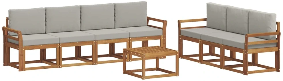 Lauko sofos komplektas 8 vnt. 7 vietos