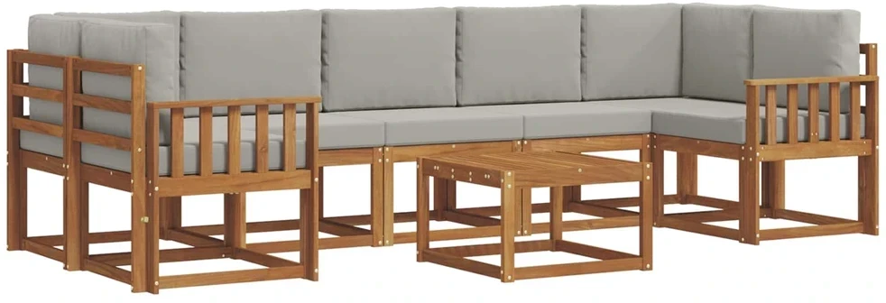 Lauko sofos komplektas 8 vnt. 7 vietos
