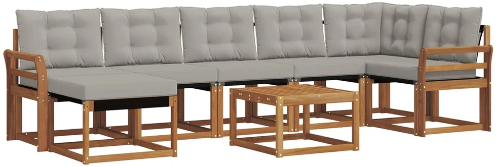 Lauko sofos komplektas 8 vnt. 7 vietos