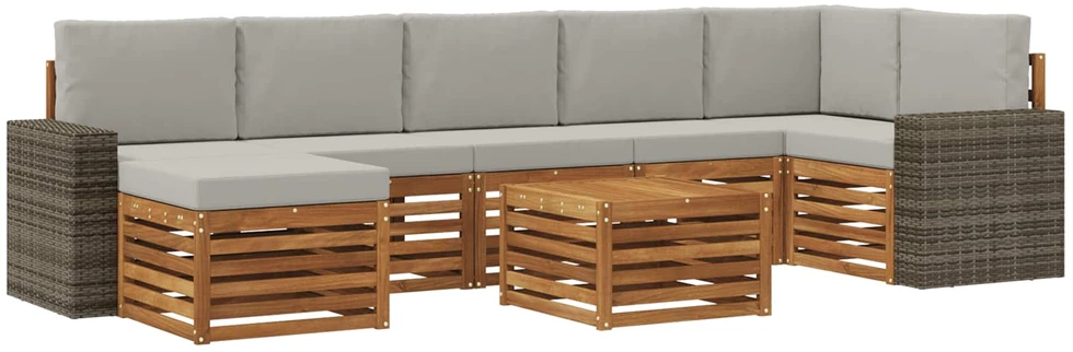 Lauko sofos komplektas 8 vnt. 8 vietos