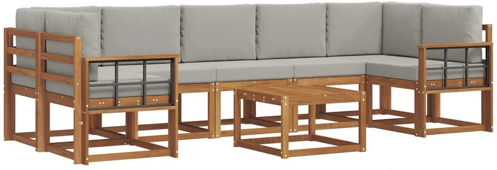 Lauko sofos komplektas 8 vnt. 7 vietos