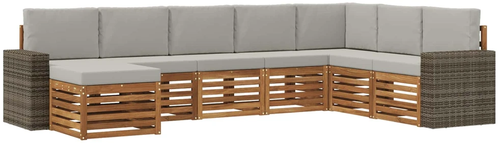 Lauko sofos komplektas 8 vnt. 8 vietos