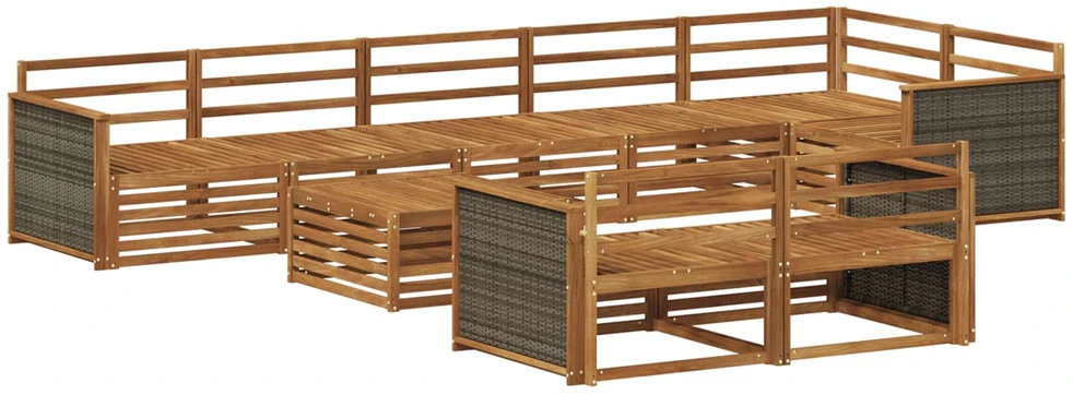 Lauko sofos komplektas 9 vnt.