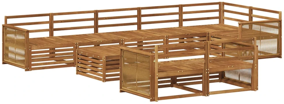 Lauko sofos komplektas 9 vnt.
