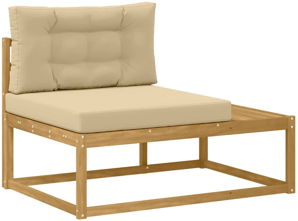 Lauko sofos komplektas Balta 277,5 x 198,5 x 73 cm Poliesteris