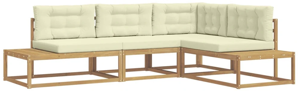 Lauko sofos komplektas Balta 277,5 x 198,5 x 73 cm Poliesteris