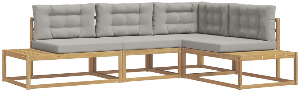 Lauko sofos komplektas Balta 277,5 x 198,5 x 73 cm Poliesteris