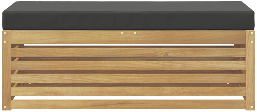 Lauko sofos komplektas Balta ir antracito 115 x 43 x 45 cm