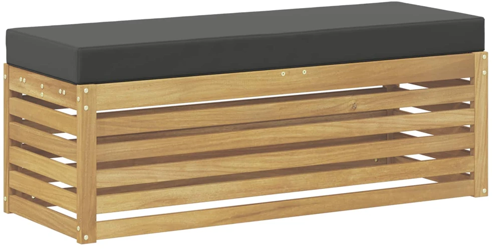 Lauko sofos komplektas Balta ir antracito 115 x 43 x 45 cm