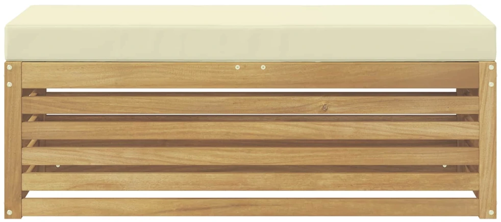Lauko sofos komplektas Balta ir kreminė 115 x 43 x 45 cm