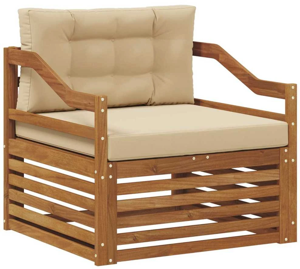 Lauko sofa Natūralus ir bežinis