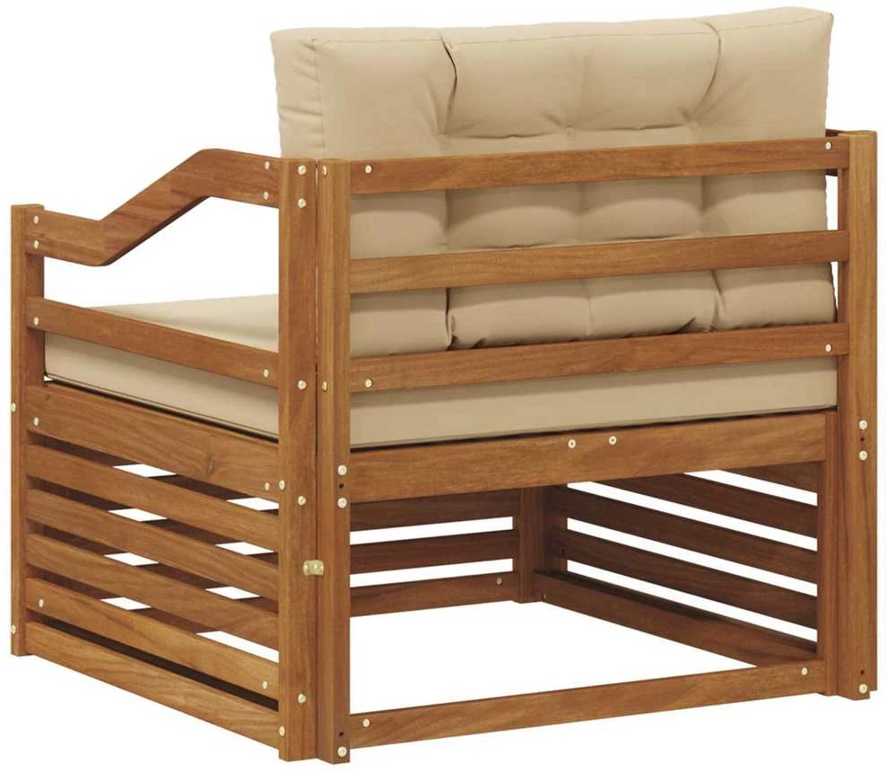 Lauko sofa Natūralus ir bežinis