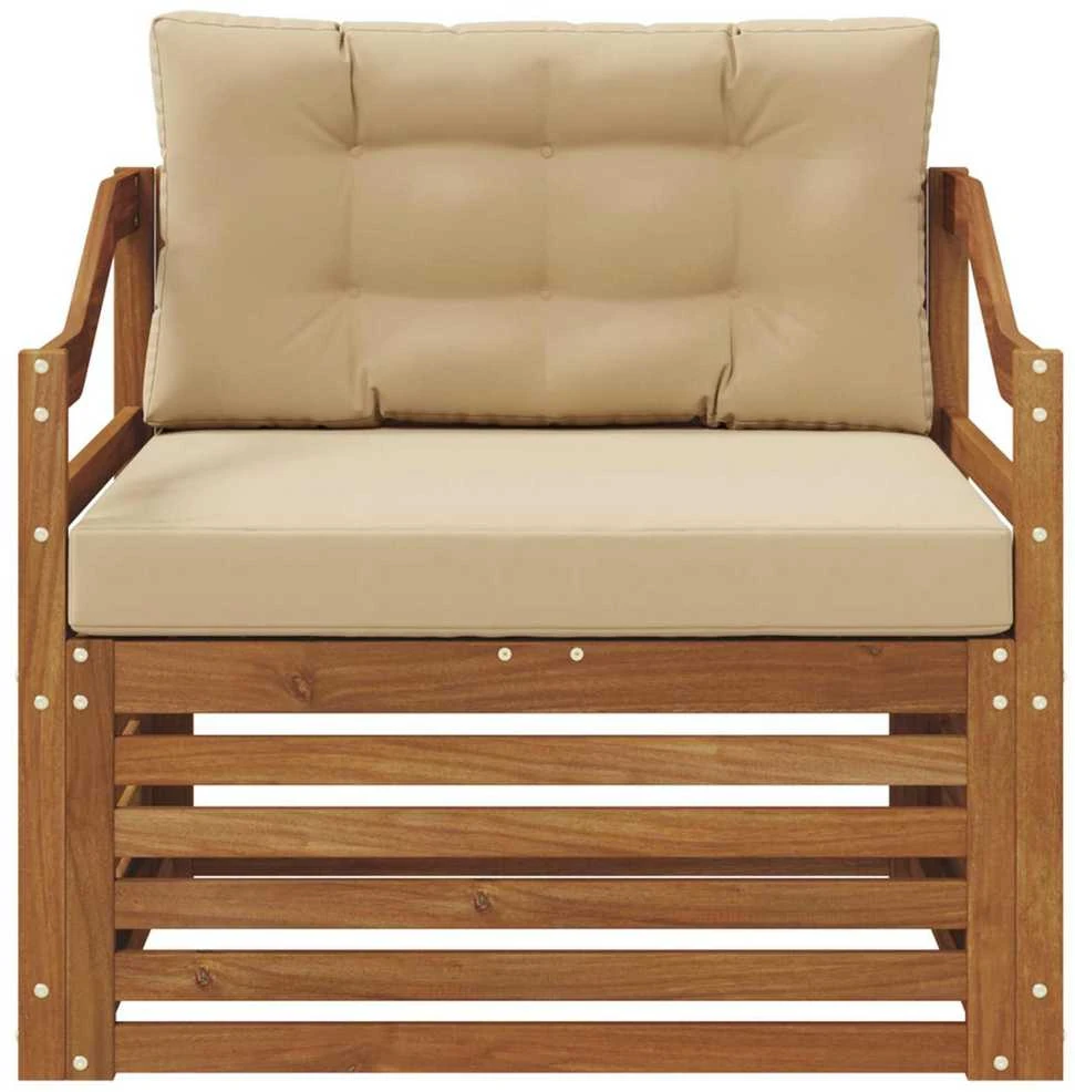 Lauko sofa Natūralus ir bežinis
