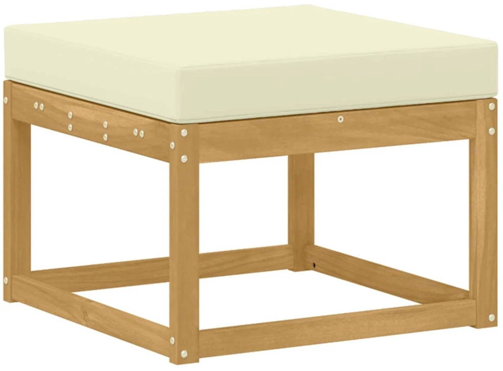 Lauko sofos komplektas 6 vnt. Balta ir kreminė