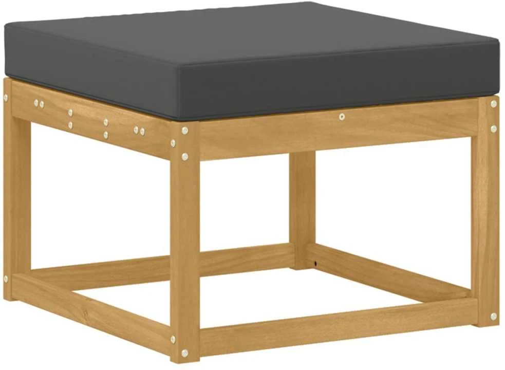 Lauko sofos komplektas 7 vnt. Balta ir antracito