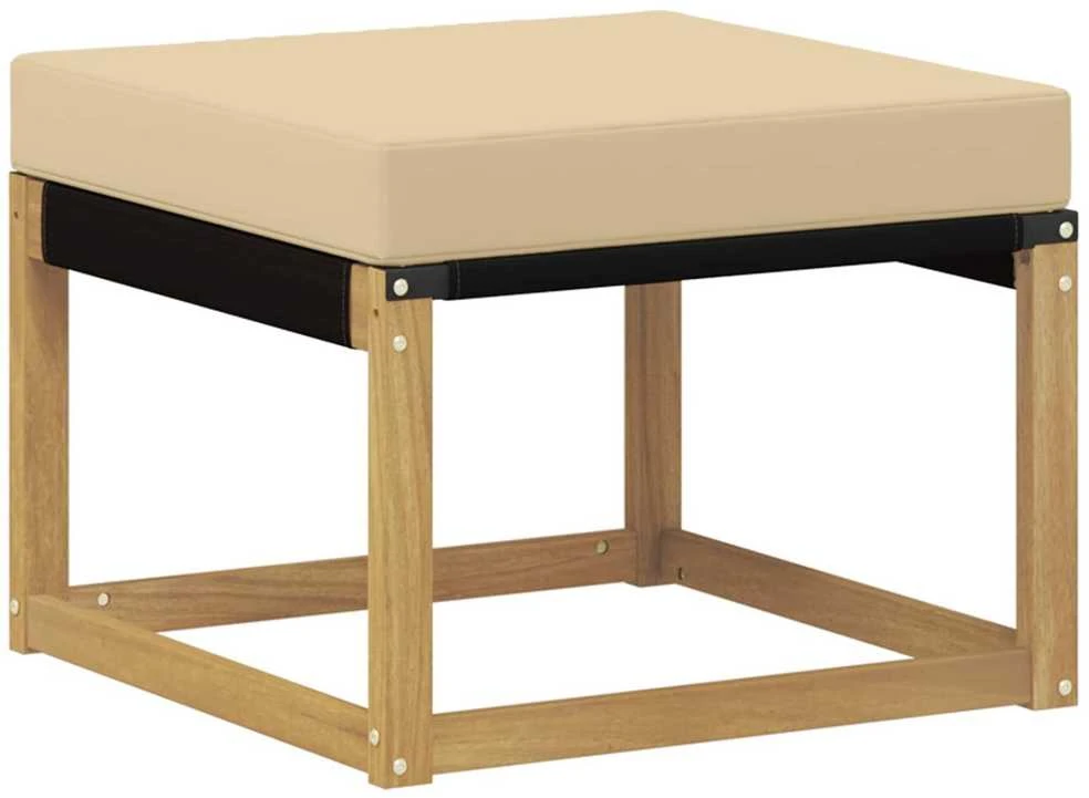 Lauko sofos komplektas 8 vnt. Balta ir kreminė