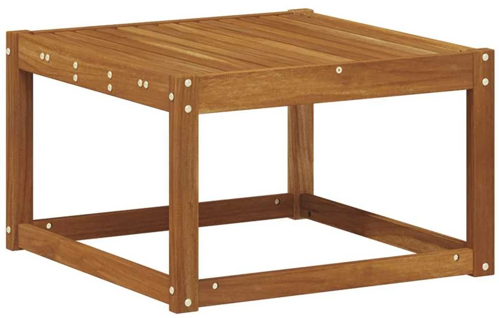Lauko stalas Kietos akacijos mediena Natūrali 59 x 59 x 37 cm