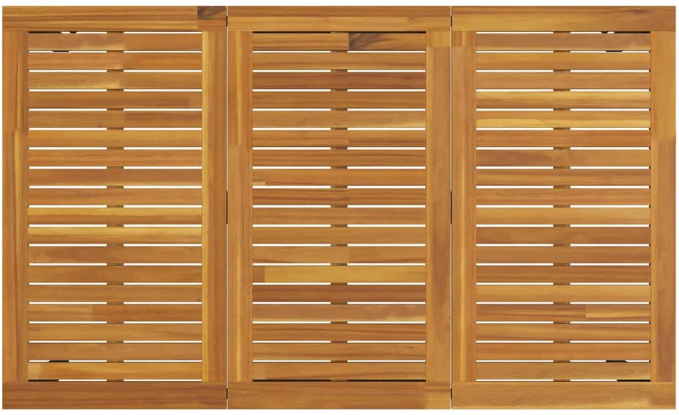 Lauko stalas Natūrali ir juoda 150 x 90 x 75 cm