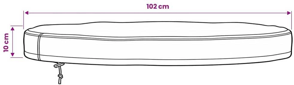 Lauko Stalo Uždangalas 102 x 102 x 10 cm 210D Oksfordo audinys