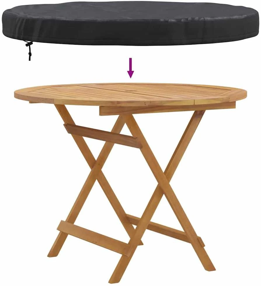 Lauko Stalo Uždangalas 112 x 112 x 10 cm 210D Oksfordo audinys