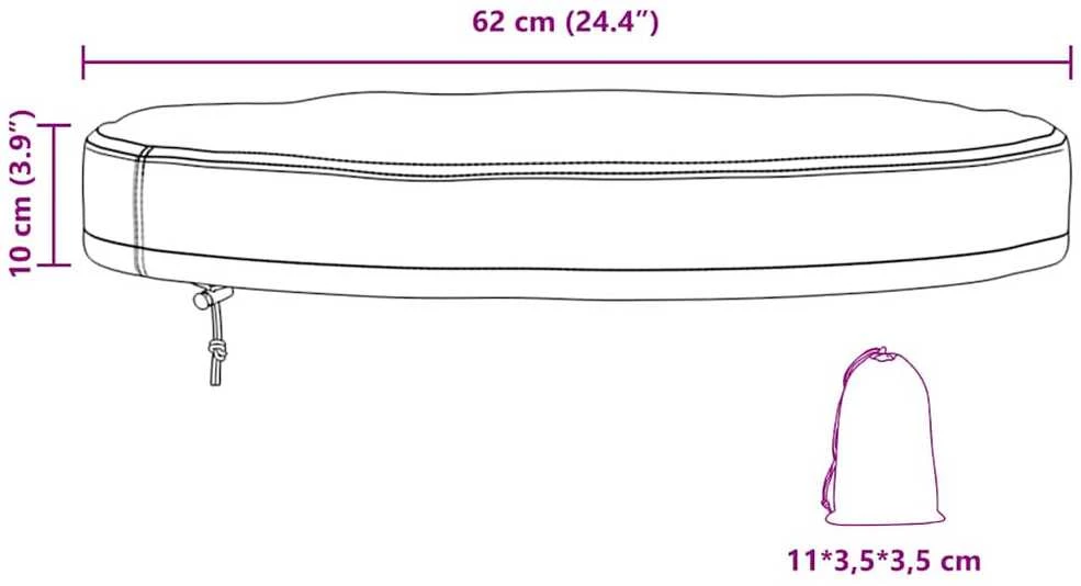 Lauko Stalo Uždangalas 62 x 62 x 10 cm 420D Oksfordo audinys