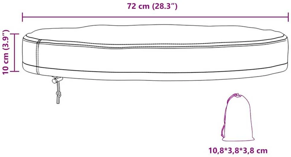 Lauko Stalo Uždangalas 72 x 72 x 10 cm 210D Oksfordo audinys