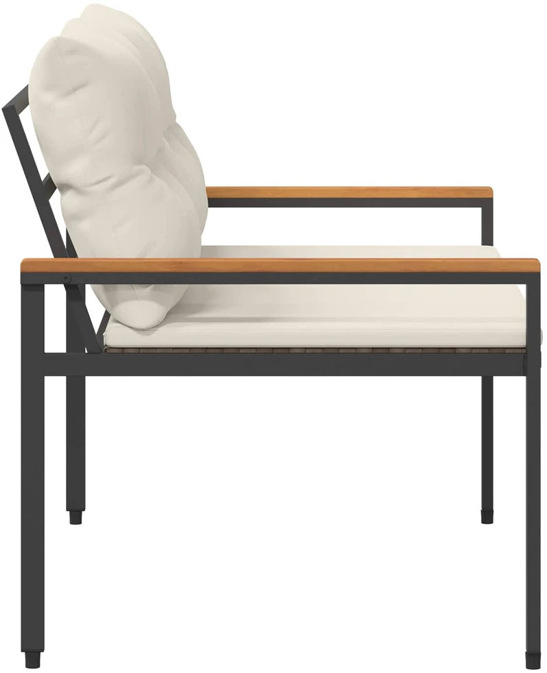 Lauko suolas 2 -Seater 116 x 67,5 x 72 cm poliratanas
