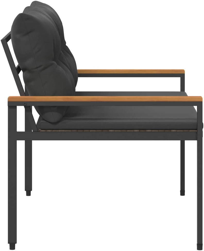 Lauko suolas 2 -Seater 116 x 67,5 x 72 cm poliratanas