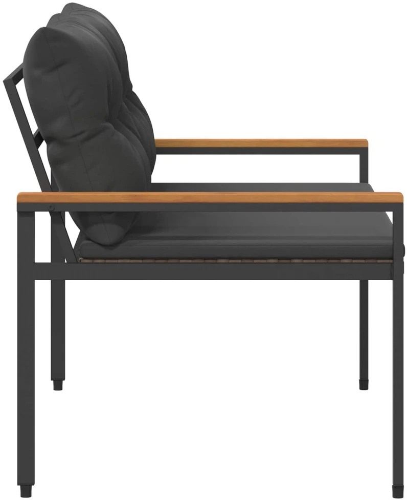 Lauko suolas 2 -Seater 116 x 67,5 x 72 cm poliratanas