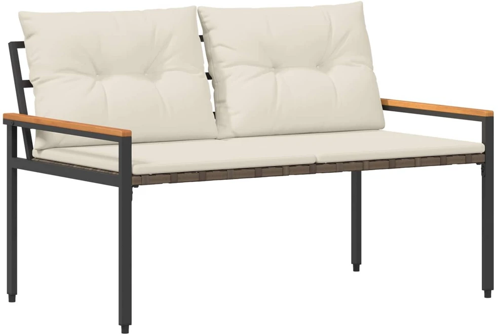 Lauko suolas 2 -Seater 116 x 67,5 x 72 cm poliratanas