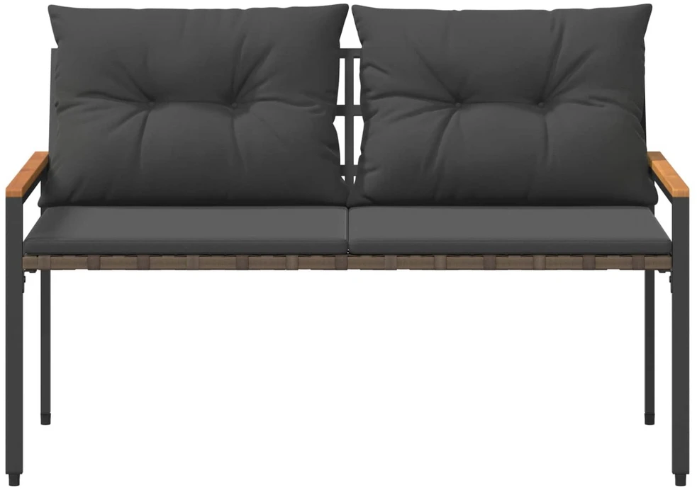 Lauko suolas 2 -Seater 116 x 67,5 x 72 cm poliratanas
