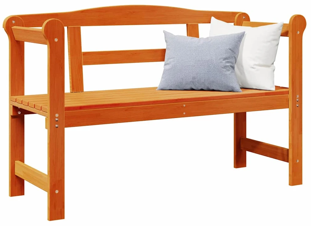 Lauko suolas 2 -Seater 119 x 44 x 76 cm Kietos pušies mediena