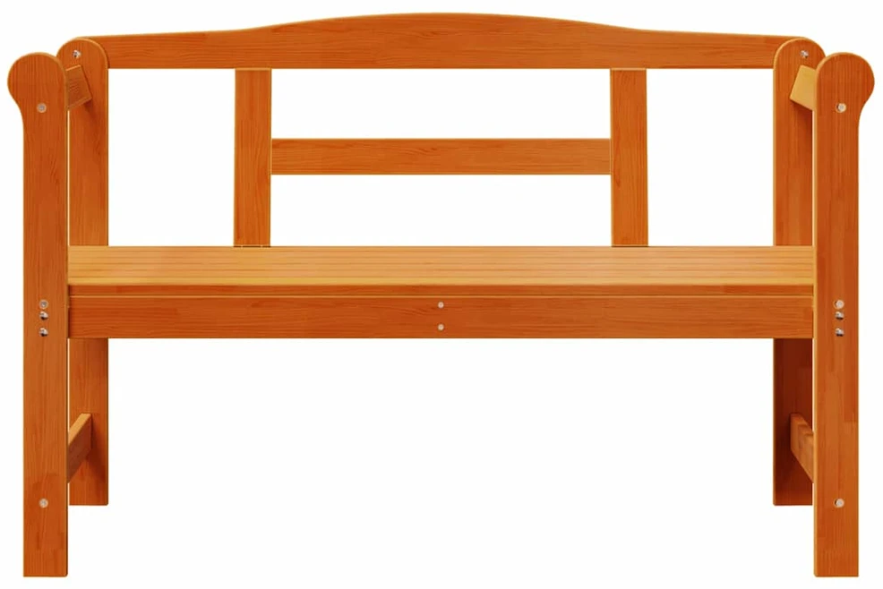 Lauko suolas 2 -Seater 119 x 44 x 76 cm Kietos pušies mediena