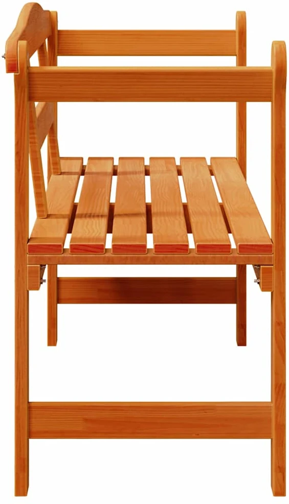 Lauko suolas 2 -Seater 119 x 44 x 76 cm Kietos pušies mediena