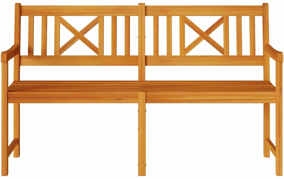 Lauko suolas 150 x 56 x 90 cm Kietos akacijos mediena Natūrali