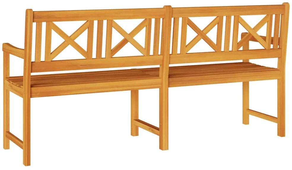 Lauko suolas 180 x 56 x 90 cm Kietos akacijos mediena Natūrali