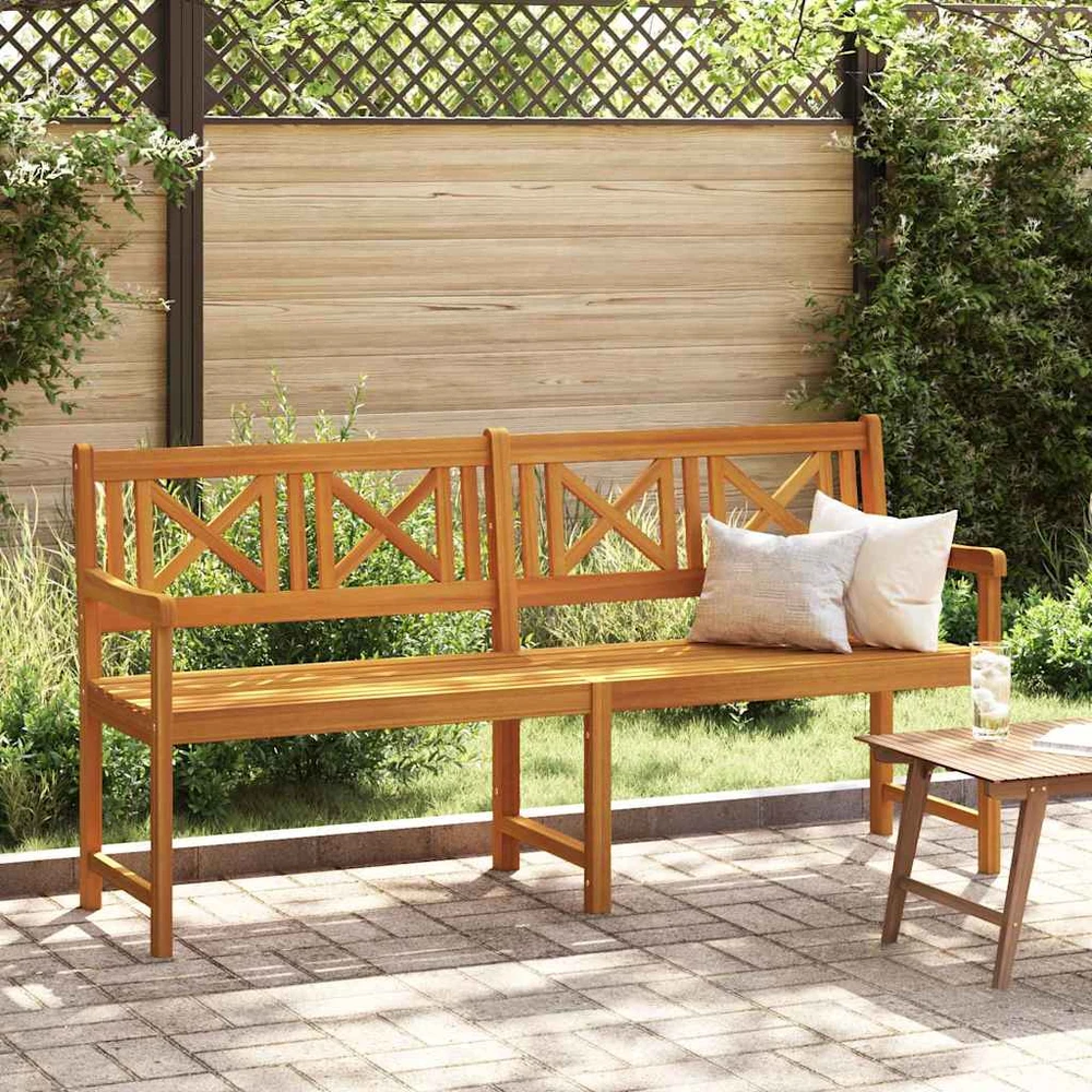 Lauko suolas 180 x 56 x 90 cm Kietos akacijos mediena Natūrali