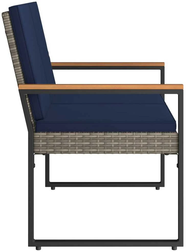 Lauko baldų komplektas Lauko suolas 2 -Seater 107 x 61 x 80 cm poliratanas