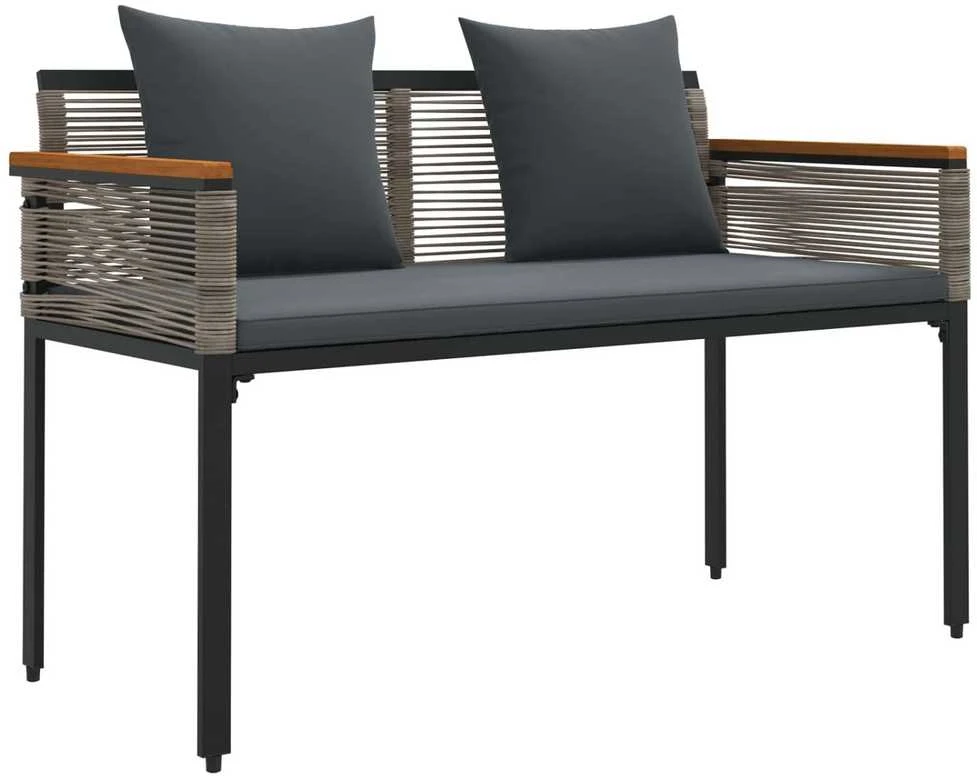 Lauko suolas Pilka ir tamsiai pilka 117 x 54 x 74.5 cm