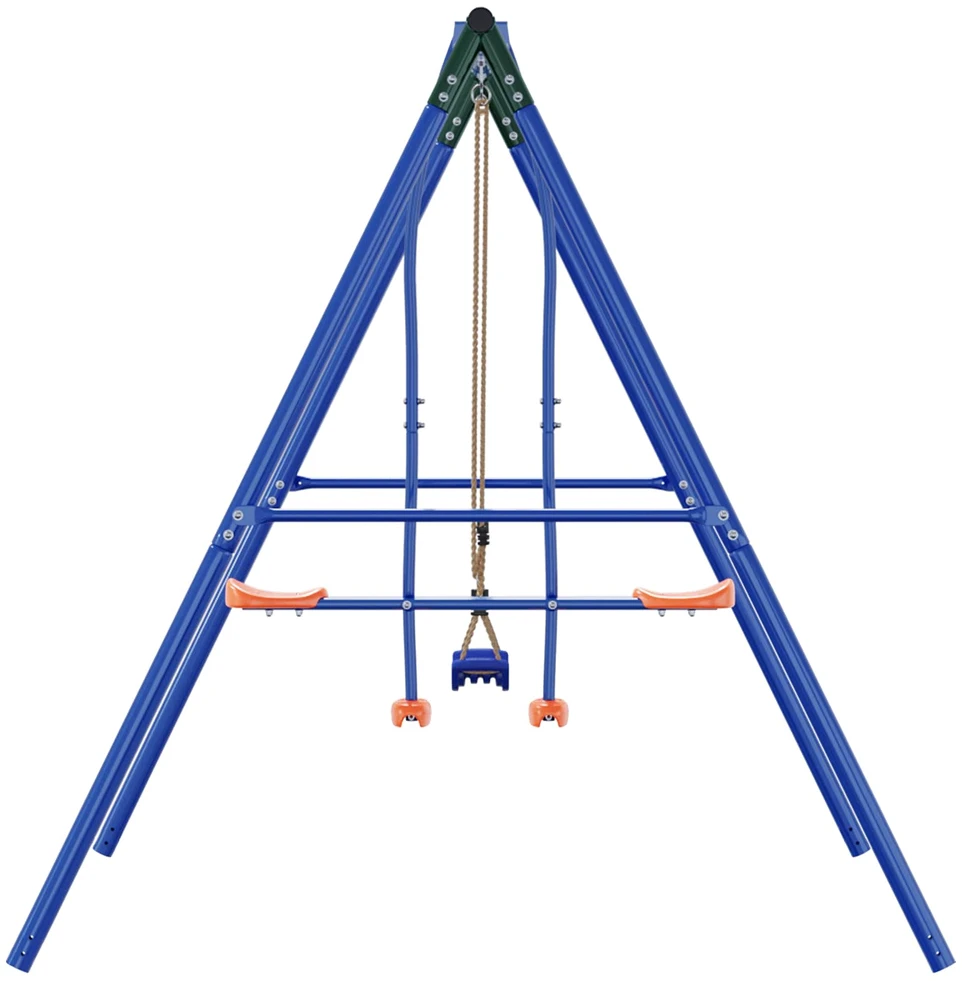 Lauko sūpynių rėmas su glideriu, skirtas iki 3 vaikų