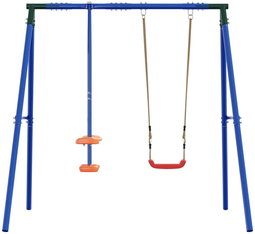Lauko sūpynių rėmas su glideriu, skirtas iki 3 vaikų