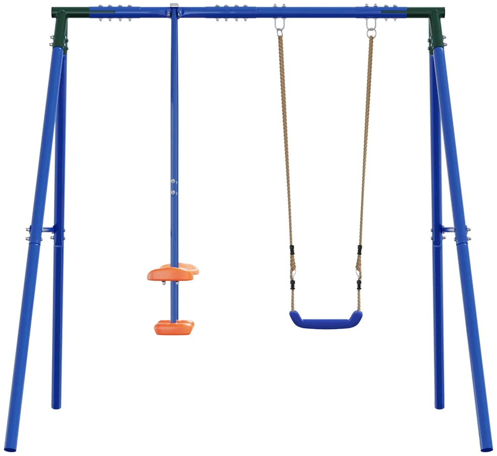 Lauko sūpynių rėmas su glideriu, skirtas iki 3 vaikų