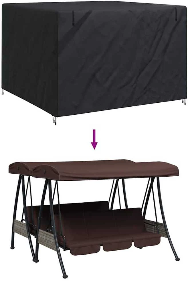Lauko sūpynių uždangalas 250 x 250 x 160 cm