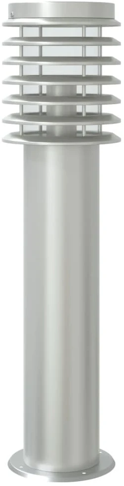 Lauko šviestuvai su jutikliu, sidabrinis, 60cm, plienas