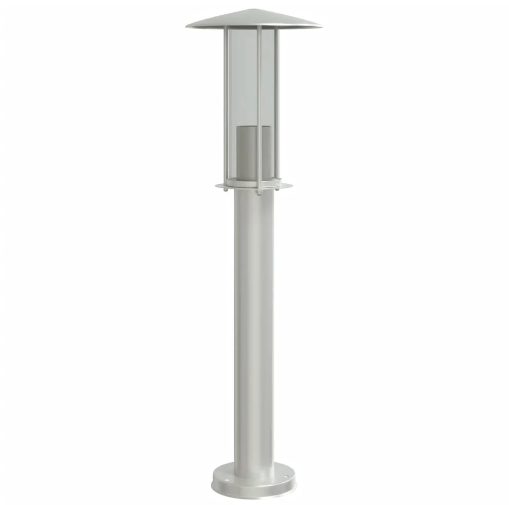 Lauko šviestuvas, 3vnt., sidabrinis, 60cm, nerūdijantis plienas