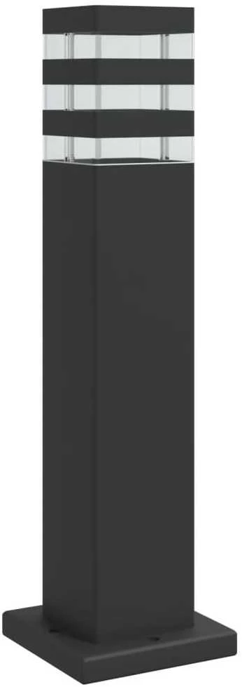 Lauko šviestuvas, juodos spalvos, 50cm, aliuminis