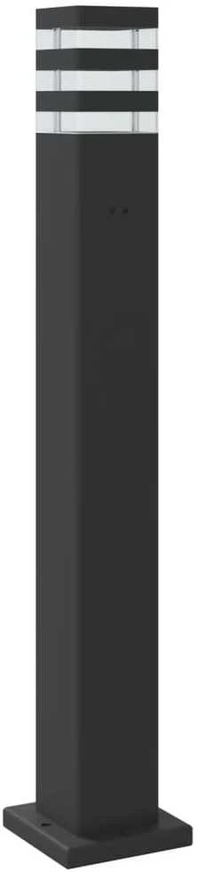 Lauko šviestuvas, juodos spalvos, 80cm, aliuminis