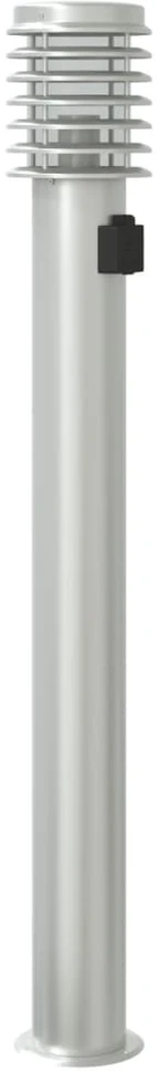 Lauko šviestuvas su išvedimu, 3vnt., sidabrinė, 110cm, plienas