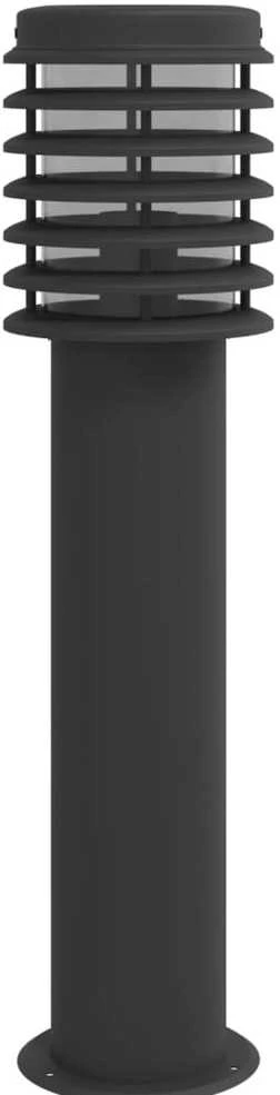 Lauko šviestuvas su išvedimu, juodas, 60cm, plienas